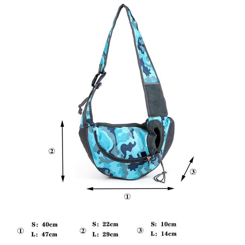 Dog Carrier Bag Breathable Mesh Pet Backbag Outdoor Travel Handbag