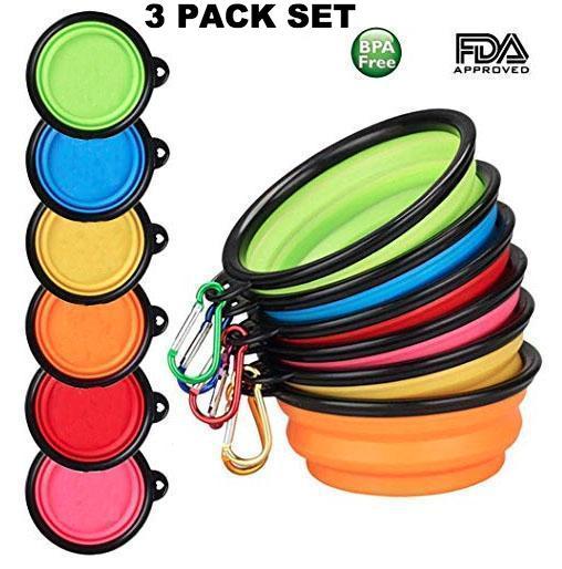 Travel Collapsible Dog Bowls