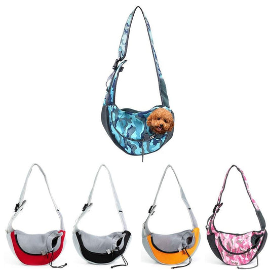 Dog Carrier Bag Breathable Mesh Pet Backbag Outdoor Travel Handbag